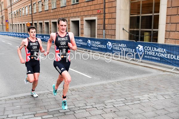 Alistair & Jonathan Brownlee Triathlon Stockholm 2016