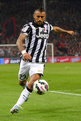 Arturo Vidal Juventus FC in action