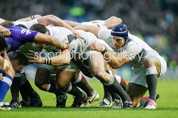 James Haskell & England Scrum v Samoa 2010