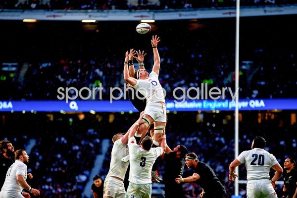 Tom Wood England v New Zealand Twickenham