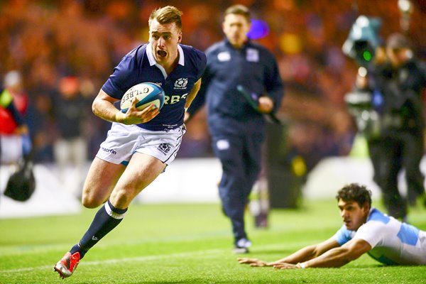 Stuart Hogg Scotland v Argentina Murrayfield