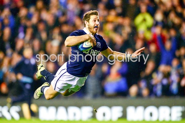 Tommy Seymour Scotland v Argentina Murrayfield