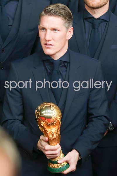 Bastian Schweinsteiger World Cup Trophy 