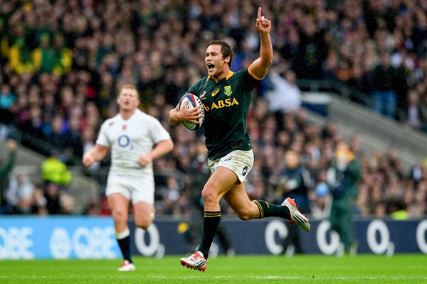 Jan Serfontein South Africa v England Twickenham 