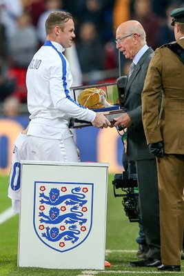 England v Slovenia Wayne Rooney Wembley 2014
