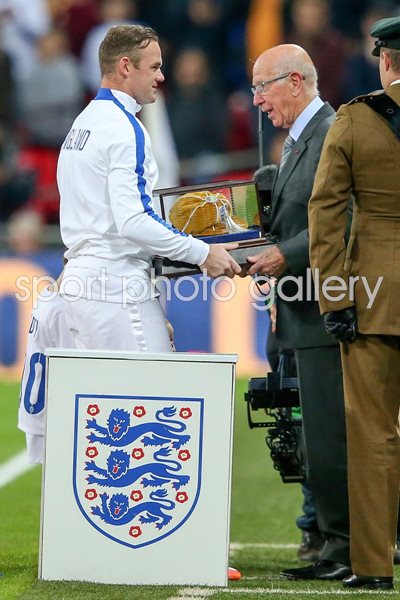 England v Slovenia Wayne Rooney Wembley 2014