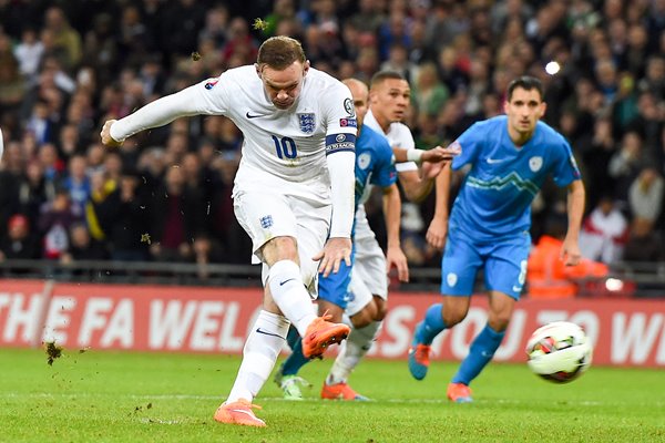 England v Slovenia Wayne Rooney Wembley 2014