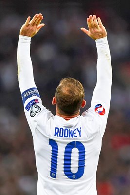 England v Slovenia Wayne Rooney Wembley 2014