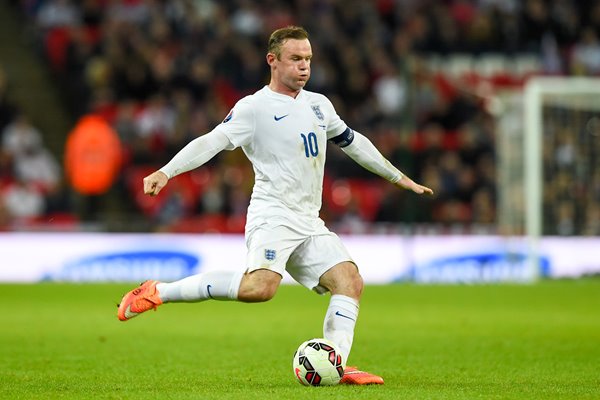 England v Slovenia Wayne Rooney Wembley 2014