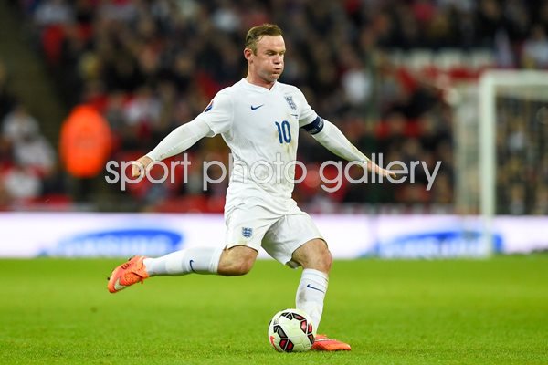 England v Slovenia Wayne Rooney Wembley 2014