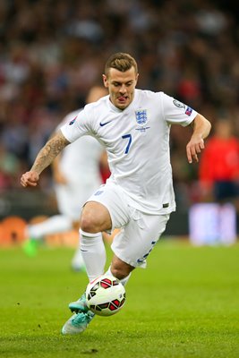 England v Slovenia Jack Wilshere Wembley 2014