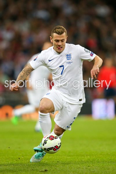 England v Slovenia Jack Wilshere Wembley 2014