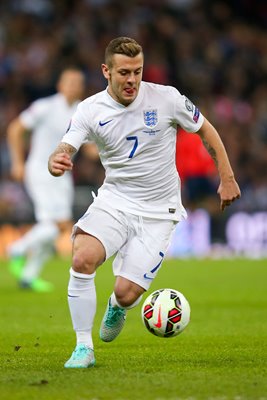 England v Slovenia Jack Wilshere Wembley 2014