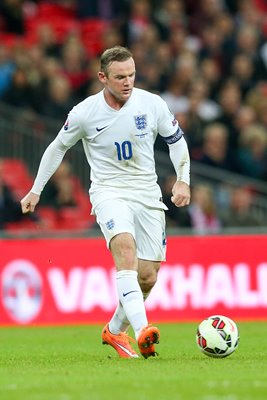 England v Slovenia Wayne Rooney Wembley 2014