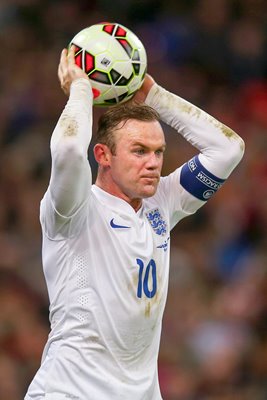 England v Slovenia Wayne Rooney Wembley 2014