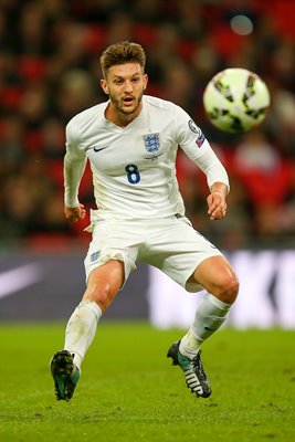 England v Slovenia Adam Lallana Wembley 2014