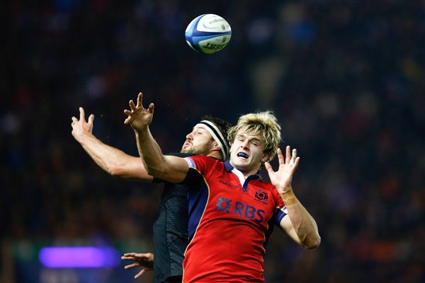 Scotland v New Zealand  Jonny Gray Murrayfield 2014