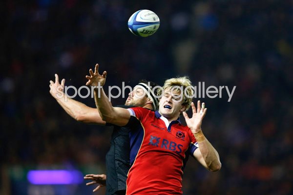 Scotland v New Zealand  Jonny Gray Murrayfield 2014