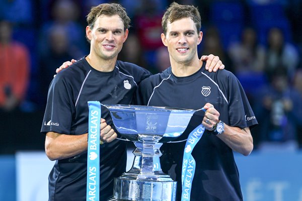 ATP World Tour Finals Bryan Brothers O2 Arena 2014