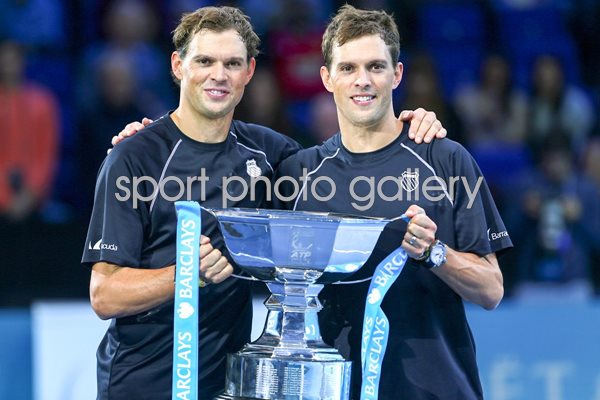 ATP World Tour Finals Bryan Brothers O2 Arena 2014