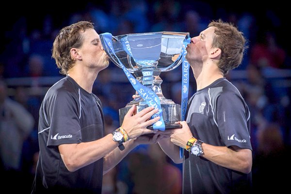 ATP World Tour Finals Bryan Brothers O2 Arena 2014