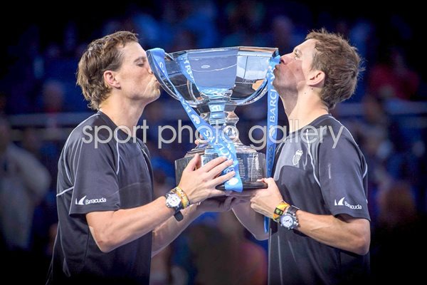 ATP World Tour Finals Bryan Brothers O2 Arena 2014