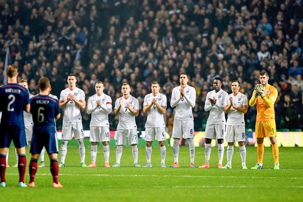 England team v Scotland 2014