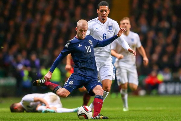 Steven Naismith England v Scotland Glasgow 2014