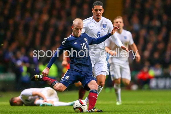 Steven Naismith England v Scotland Glasgow 2014