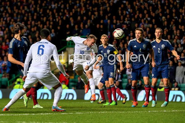 Wayne Rooney England v Scotland Glasgow 2014