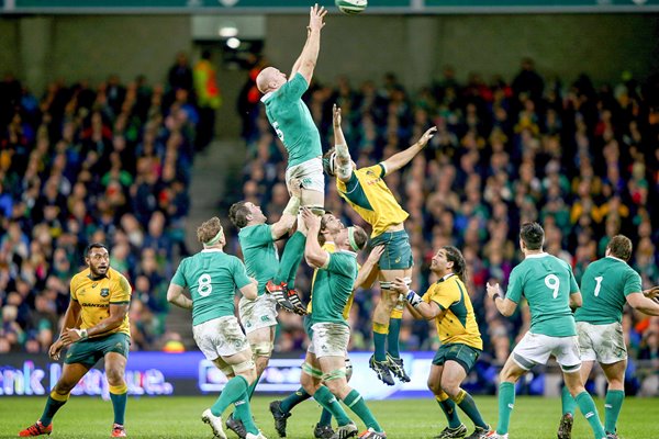 Paul O'Connell Ireland v Australia Aviva Stadium 2014