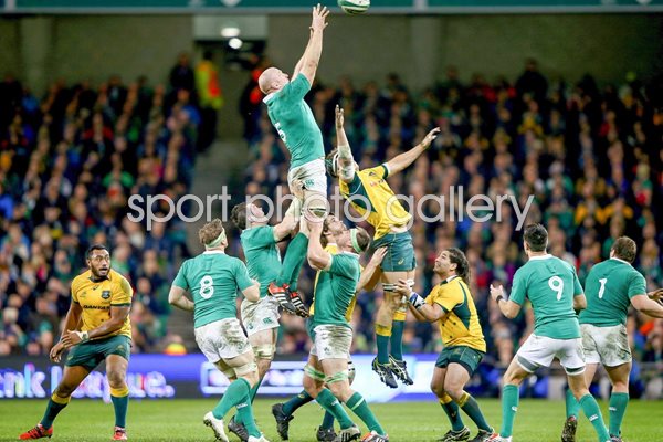 Paul O'Connell Ireland v Australia Aviva Stadium 2014