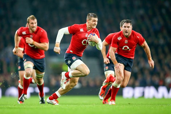 Jonny May England v Samoa Twickenham 2014