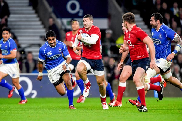 Jonny May England v Samoa Twickenham 2014