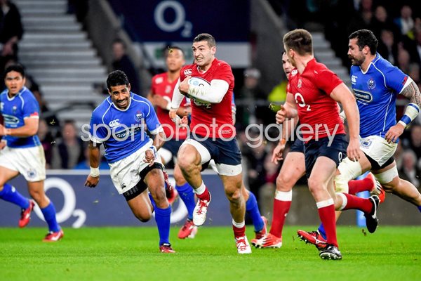 Jonny May England v Samoa Twickenham 2014