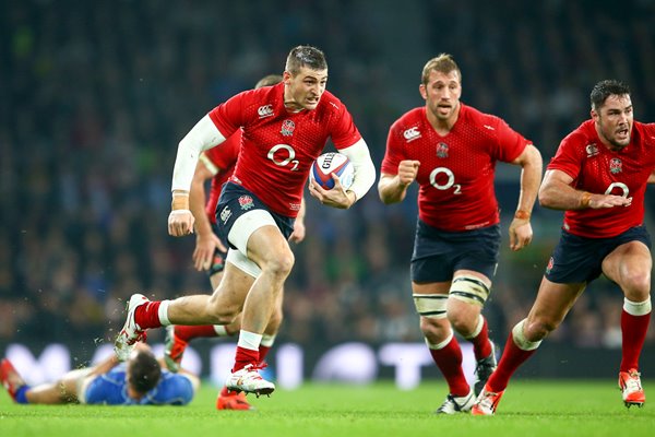 Jonny May England v Samoa Twickenham 2014