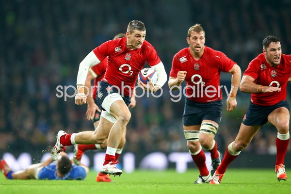 Jonny May England v Samoa Twickenham 2014