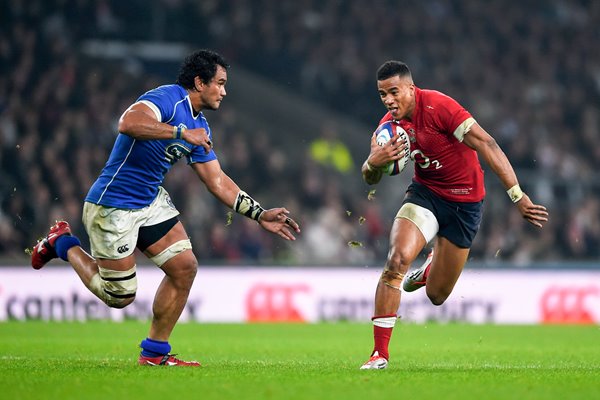 Anthony Watson England v Samoa Twickenham 2014