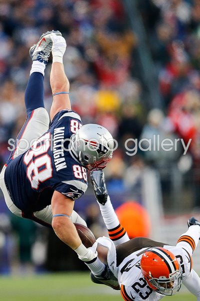Matthew Mulligan New England Patriots #88 playoffs 2014
