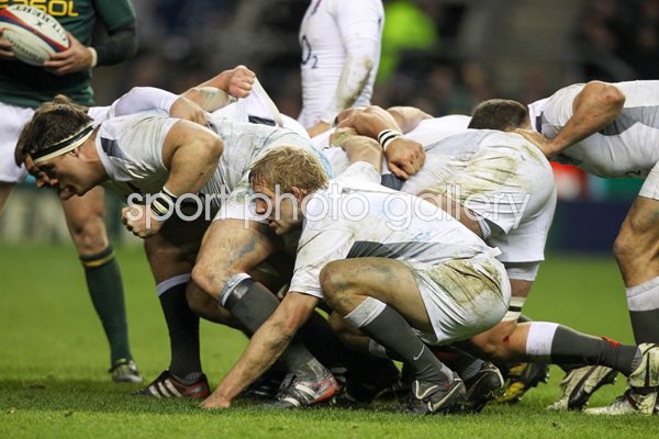 Lewis Moody England Scrum 2010
