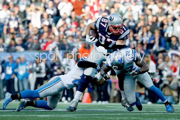 Rob Gronkowski Patriots v Lions 2014