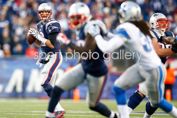 Tom Brady Patriots v Lions 2014
