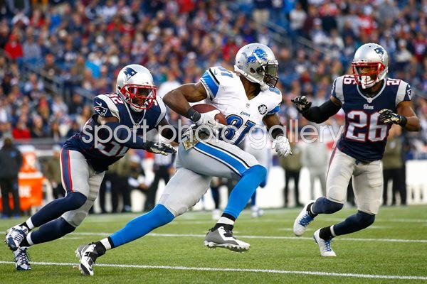 Calvin Johnson Lions v Patriots 2014