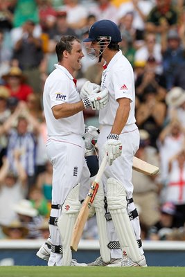 Openers Cook 7 Strauss - Brisbane - 2010 Ashes