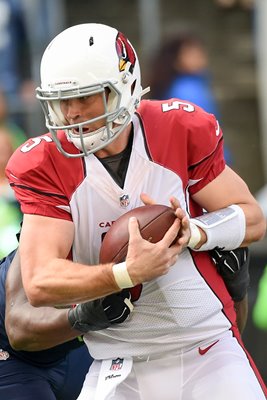 Drew Stanton Cardinals v Seahawks 2014