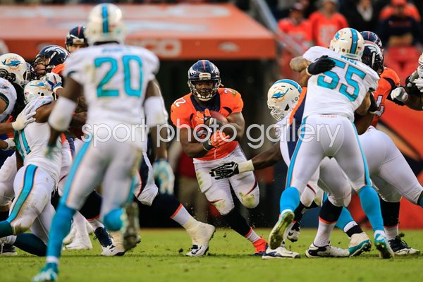 C.J. Anderson Broncos v Dolphins 2014