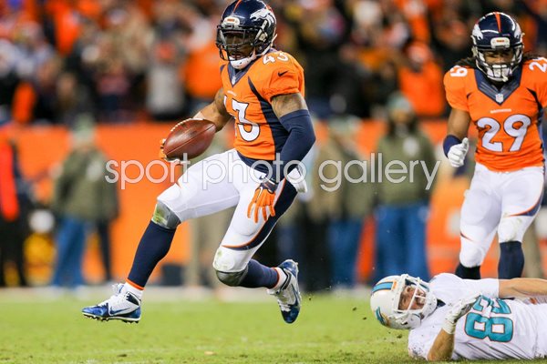 T.J. Ward Broncos v Dolphins 2014