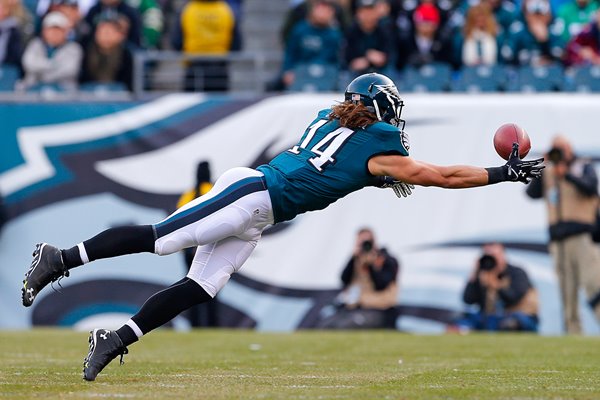 Riley Cooper Eagles v Titans Lincoln 2014