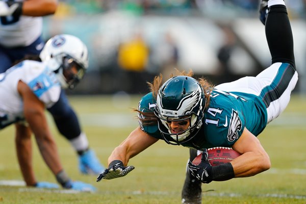 Riley Cooper Eagles v Titans 2014