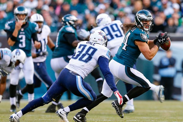 Riley Cooper Eagles v Titans 2014